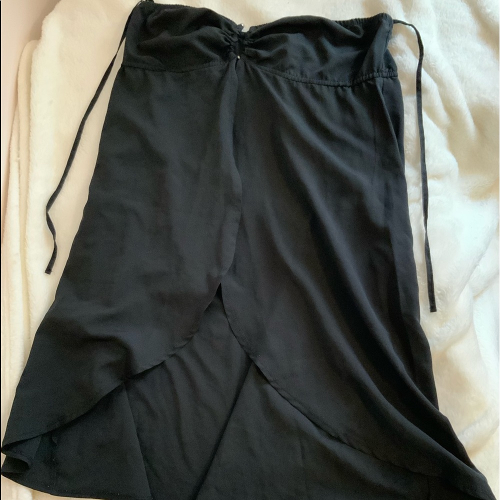 Black Swim Cover Up w/ Removable Straps